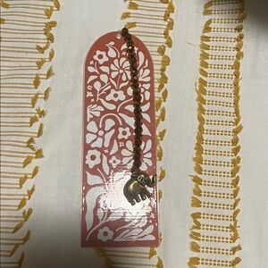 Gold Elephant Pendant on Brown Beaded Bracelet